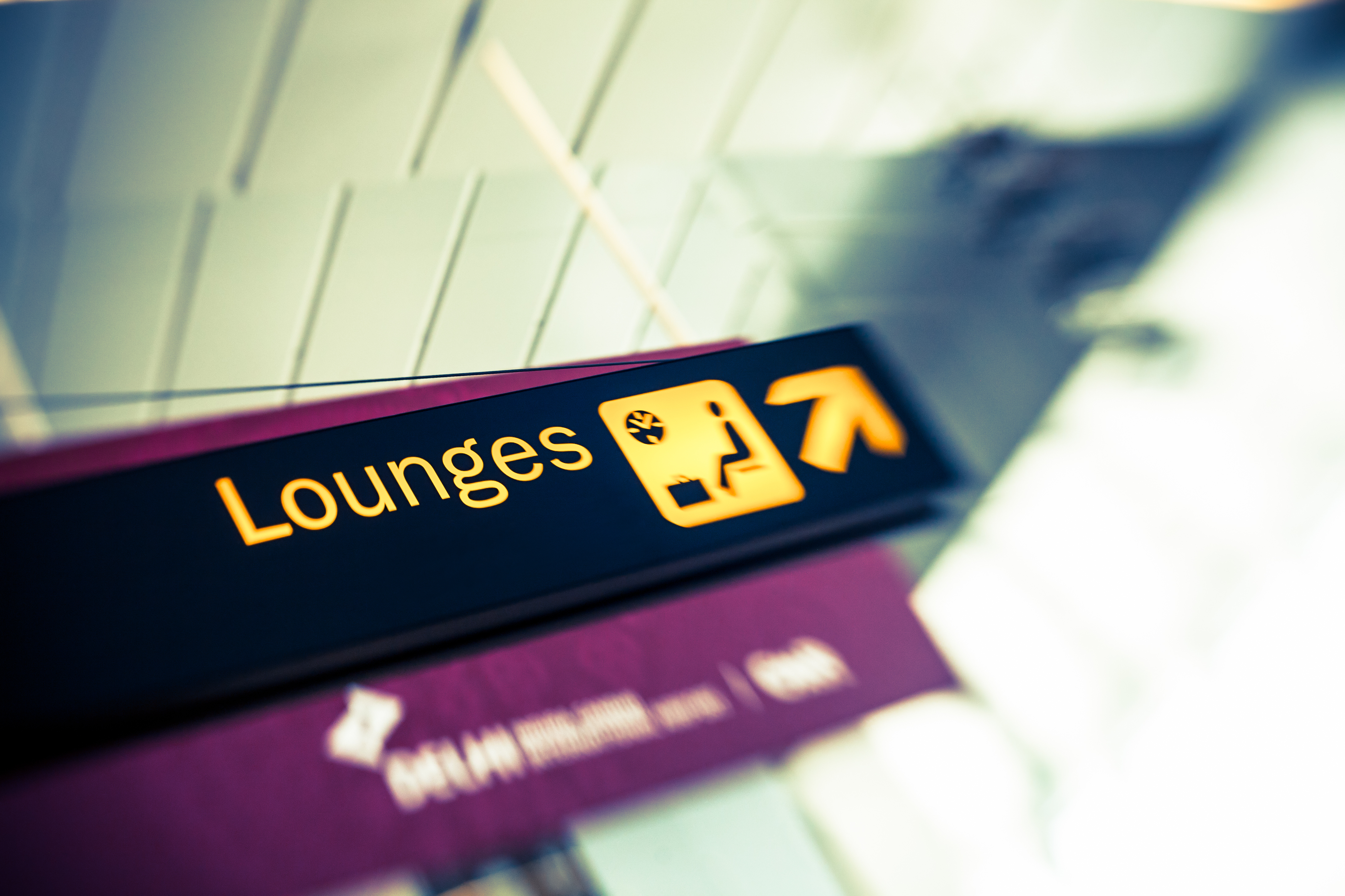 Airport Lounge Signage_Priority Pass