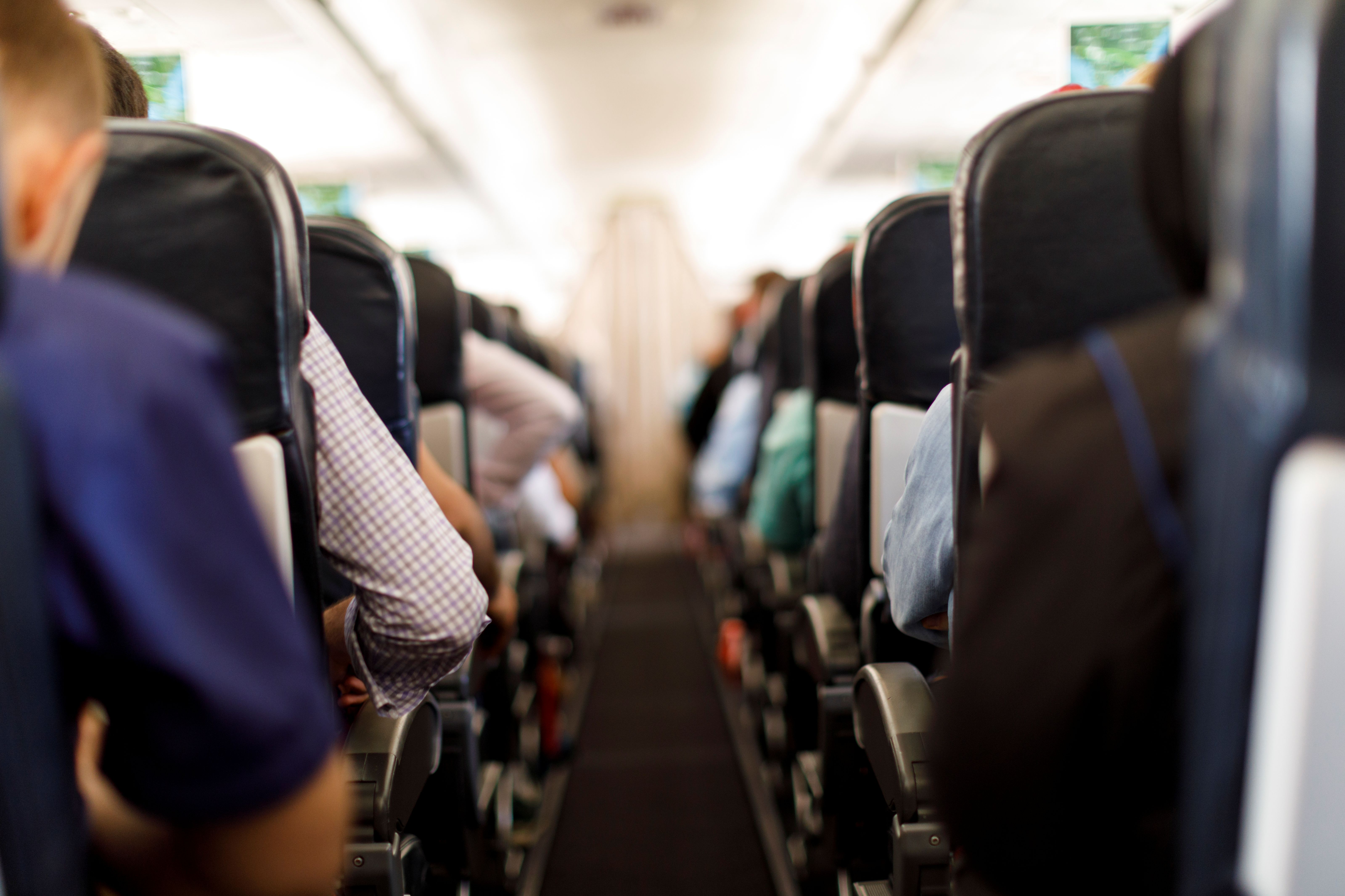 Airline seat sizes shrinking