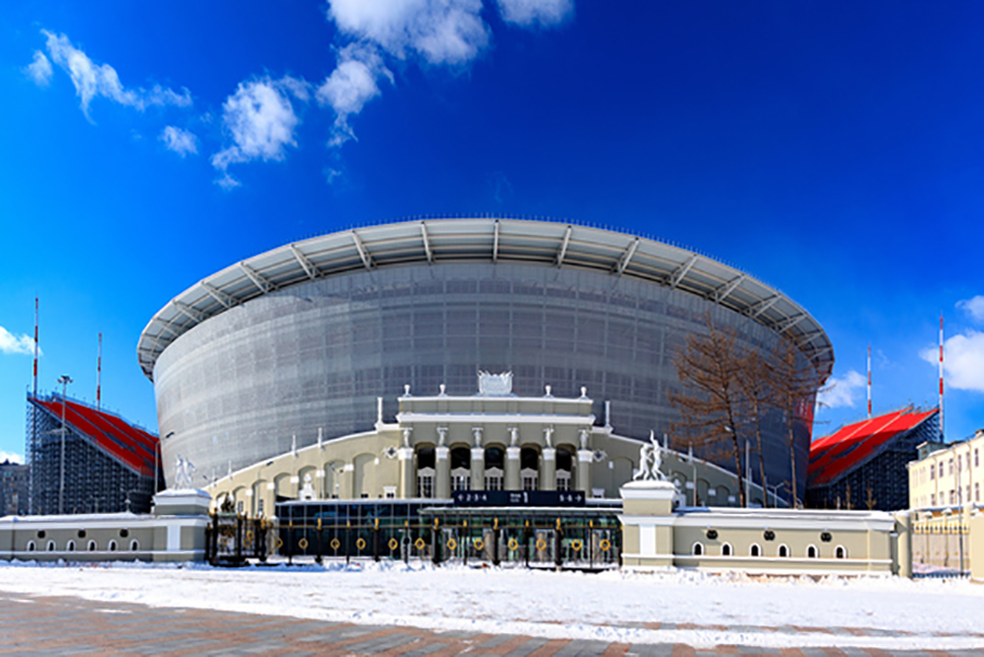 The interesting looking Yekaterinburg Stadium