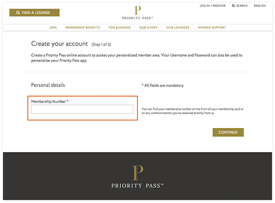 Activation L Priority Pass