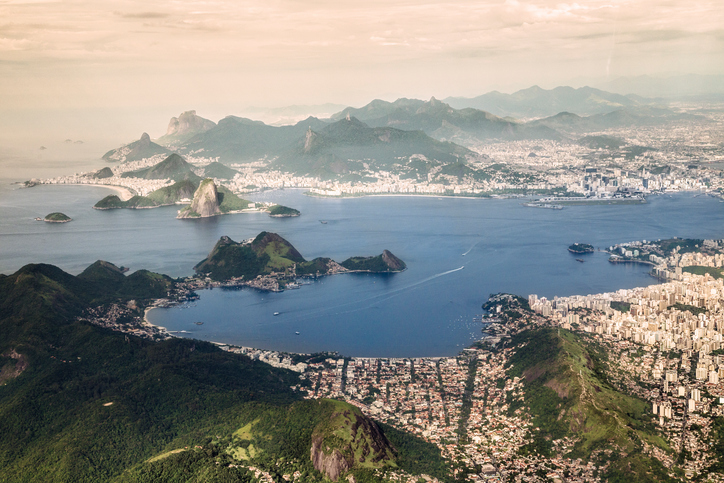 brazil beach aerial view