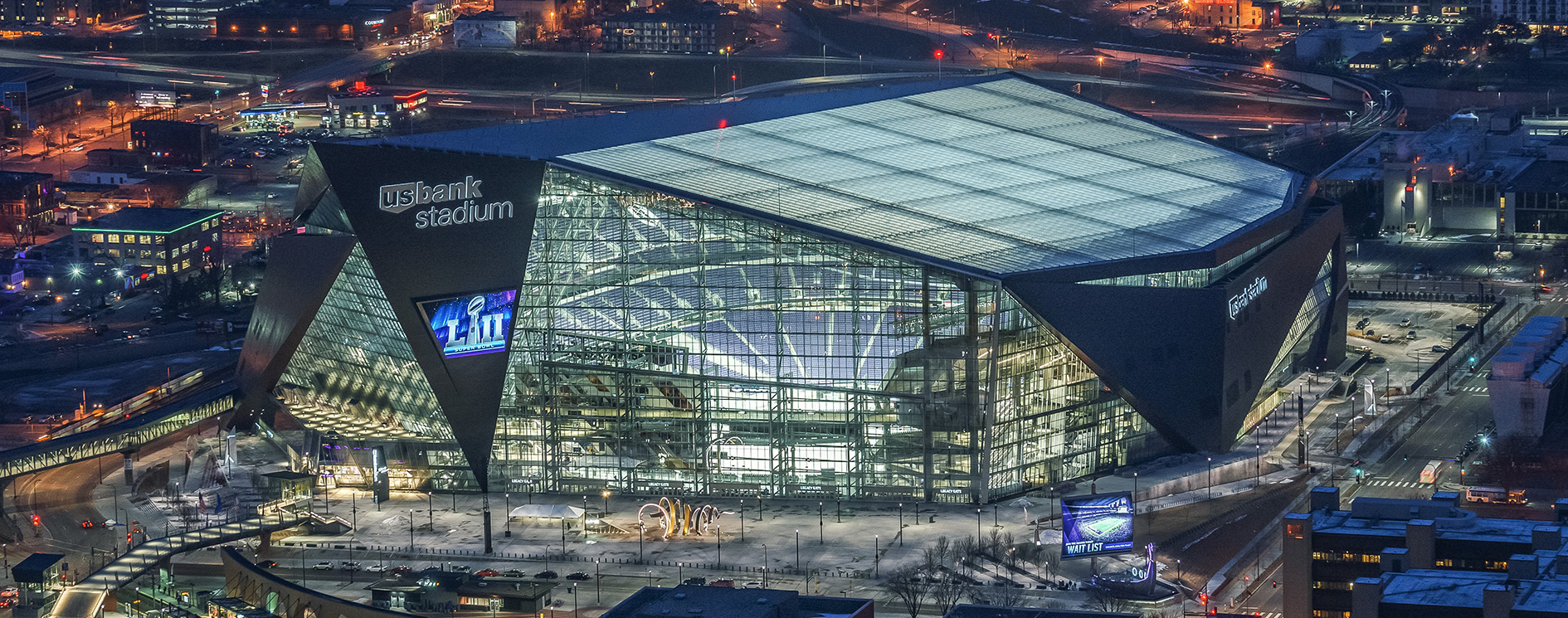 US Bank Stadium. Originally shown on the US BANK website