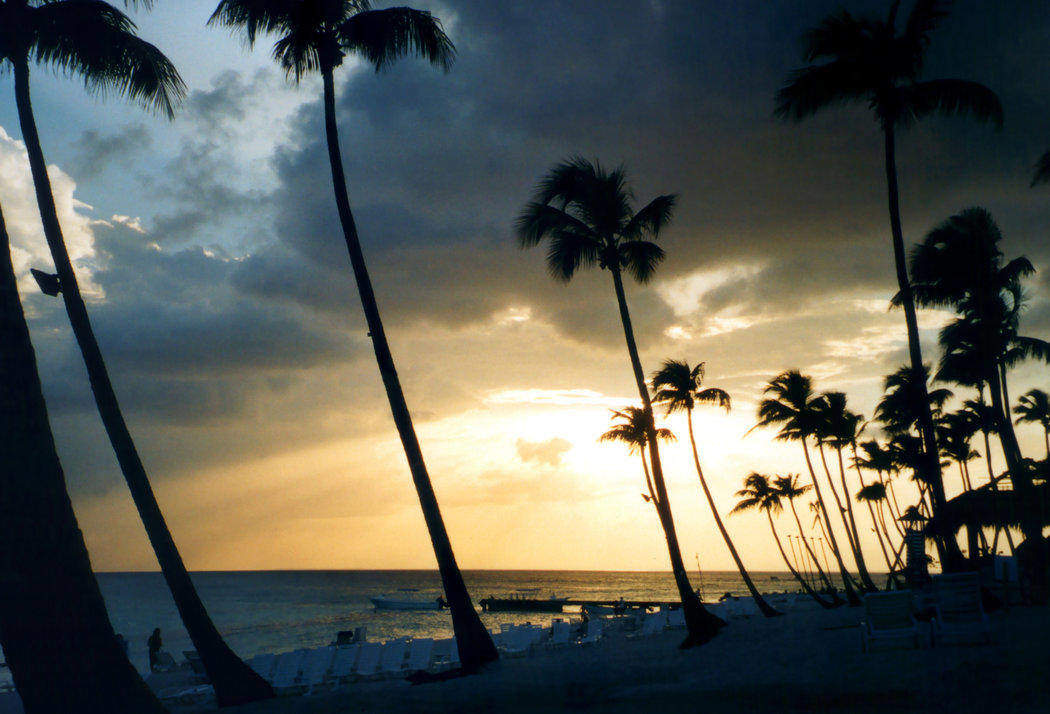 The sunset at Bayahibe, Dominican Republic is not to be missed if you’re visiting.