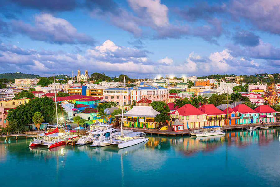 The colorful docks at Redcliffe Quay in St John’s.