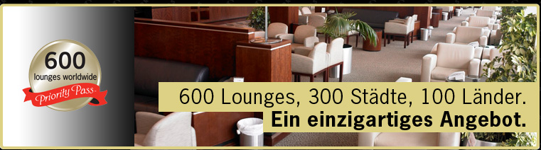 600 Lounges, 300 St&auml;dte, 100 L&auml;nder. Ein einzigartiges Angebot.