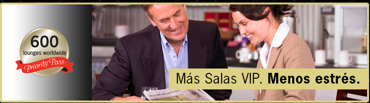 M&aacute;s Salas VIP. Menos estr&eacute;s.