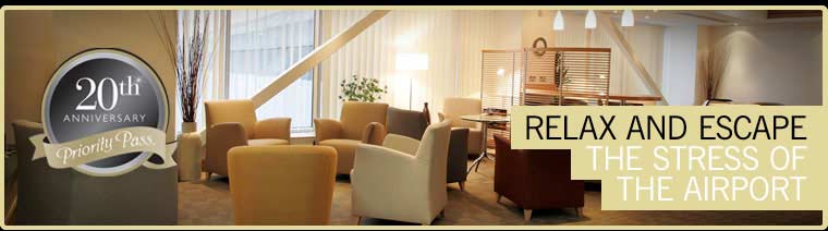 Relax and escape the stress of the airport.